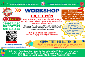 Thông báo về việc cộng điểm rèn luyện cho sinh viên Khoa Thời trang & Du lịch tham gia Workshop ngày 21/9