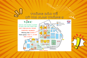 THÔNG BÁO KỲ THI JLAN TEST – THÁNG 9/2025