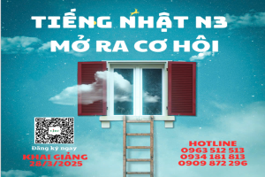 Lịch khai giảng các lớp tiếng Nhật