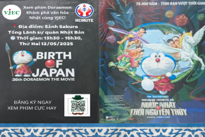 TỔ CHỨC XEM PHIM DORAEMON TẠI TỔNG LÃNH SỰ QUÁN NHẬT BẢN