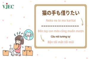 CHUYÊN MUC HỌC THÀNH NGỮ NHẬT BẢN - "Bận tối mắt tối mũi"