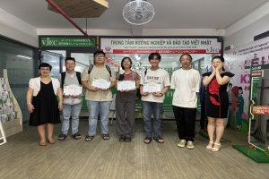 LỚP ĐÀM THOẠI TIẾNG NHẬT SƠ CẤP KẾT THÚC THÀNH CÔNG TẠI VJEC