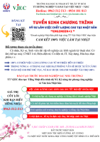 CHƯƠNG TRÌNH KỸ SƯ CHẤT LƯỢNG CAO LÀM VIỆC TẠI NHẬT ENGINEER +1